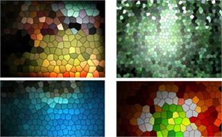4 Stained Glass Worship Slides