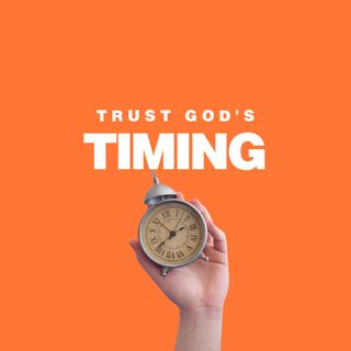 Trust God's Timing