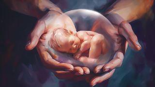 Baby in God's Hands