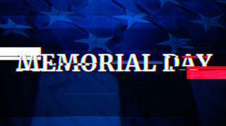 Glitch Flag Memorial Day