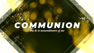 Golden Leaves Communion Slide