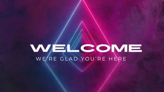 Neon Welcome Motion Loop