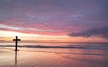 Single Cross on a Beach (125930)