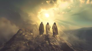 Jesus with Elijah and Moses