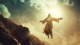 Jesus Ascending to Heaven