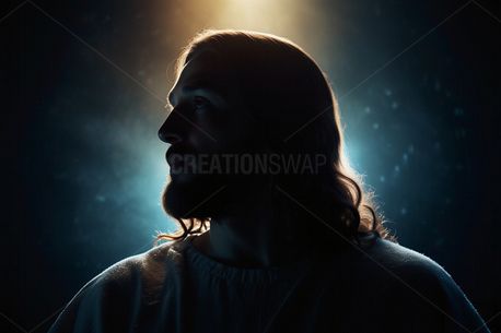 Jesus Silhouette  (127396)