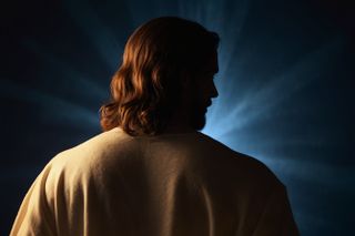 back of Jesus