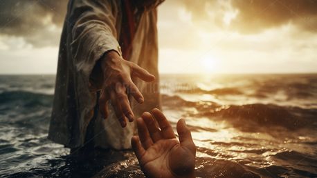 Jesus at the sea (127636)