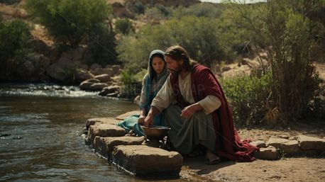 Jesus  with mustard seed (132137)