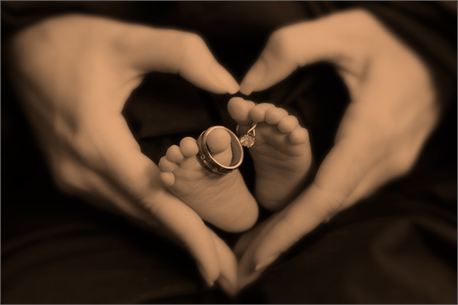Baby Dedication Heart (15698)