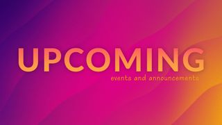 Summer Joy Upcoming Events 