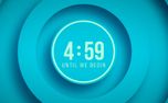 Modern Blue Countdown (150445)