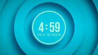 Modern Blue Countdown