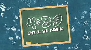 Crazy Chalkboard Countdown