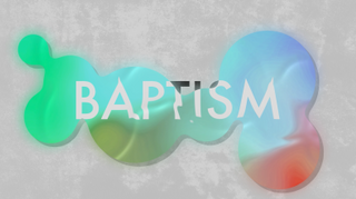 Color Glass Baptism