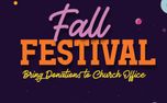 Fall Festival Candy Donations  (150904)