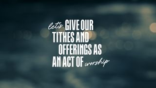 Living Water : Giving