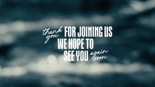 Living Water : Goodbye