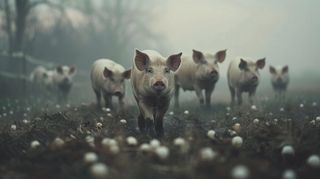 Pearks before swine