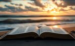 Open Bible at the Beach (151077)
