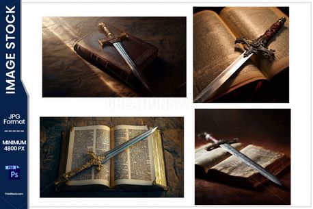 Sword on a Bible (151161)