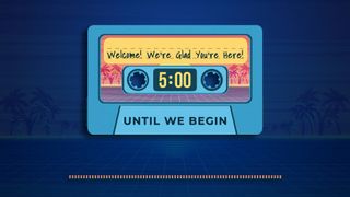 Retro Audio Cassette Countdown