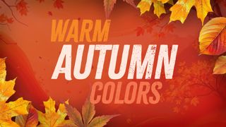 Warm Autumn Colors Title