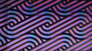 Crazy holographic pattern