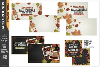 Fall Schedule Set