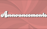 ANNOUNCEMENTS (152218)
