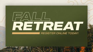 Fall Retreat: Register Online 