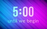 Blue Purple Gradient Countdown (152464)
