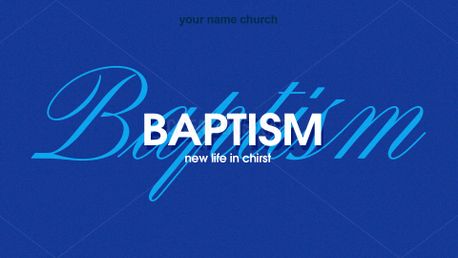 BAPTISM - BANNER (152600)