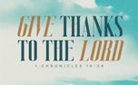 Give Thanks To The Lord (152936)