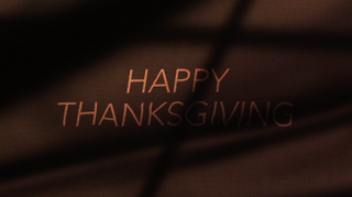 Dark Flag Happy Thanksgiving