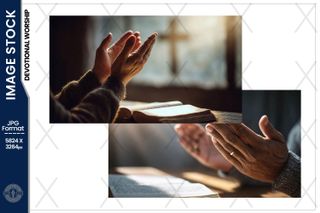 Hands lifted in worship