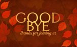 Autumn Gatherings Goodbye (153403)