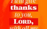 I Will Give Thanks To You (153584)