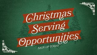 Christmas Volunteers Needed