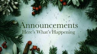 ChristmasGreeneryAnnouncements