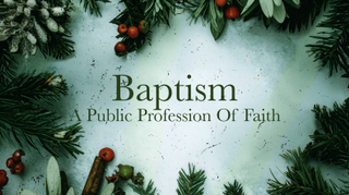 Christmas Greenery Baptism