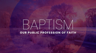 Grunge Winter Baptism