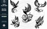Swirly Doves (154131)