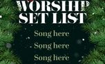 Christmas Worship Set List (154499)