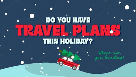 Travel Plans This Holiday (154503)