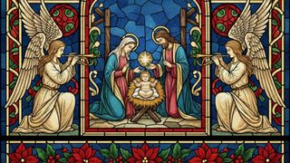 Christmas Stained Glass