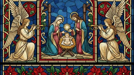 Christmas Stained Glass (154588)