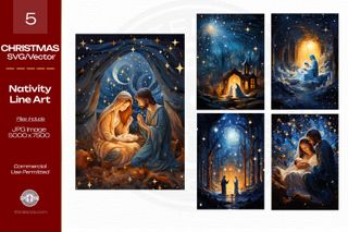 Nativity Card Set
