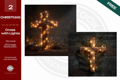 Cross with Lights (154870)