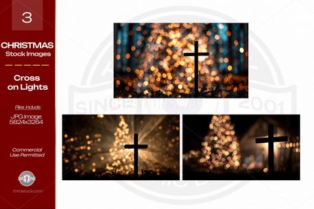 Cross with Bokeh Background (154877)